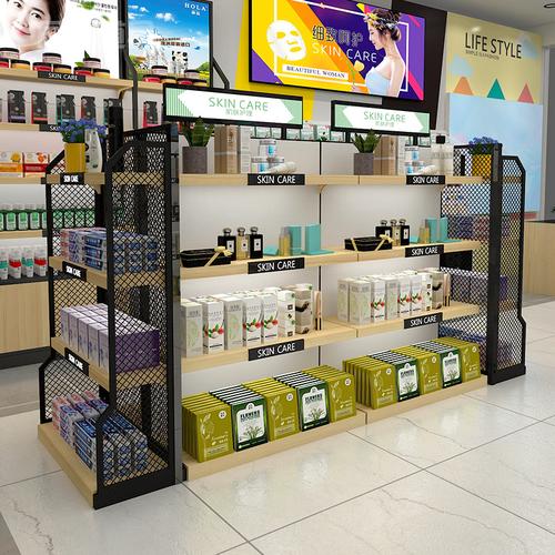 美妆展示柜的多功能设计与应用 提升美容院产品陈列的专业性与吸引力